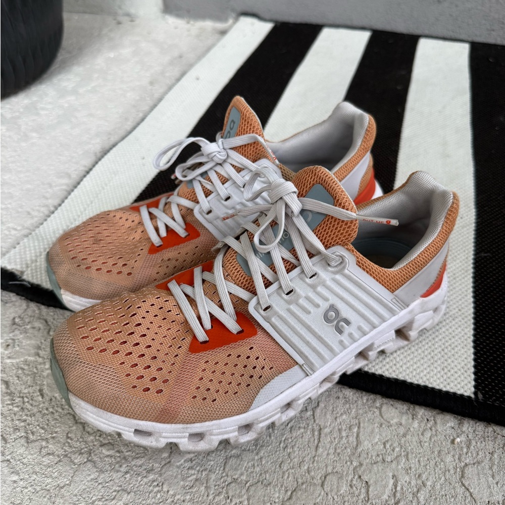 ON Women's Athletic Shoes - Tan and White